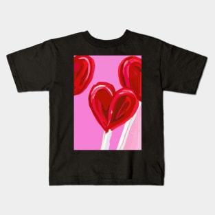 Heart Lollipop Kids T-Shirt